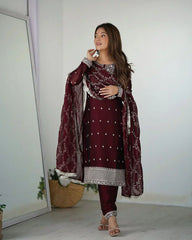 2 Combo Suit Set With Dupatta