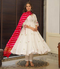 2 Combo Suit Set With Dupatta