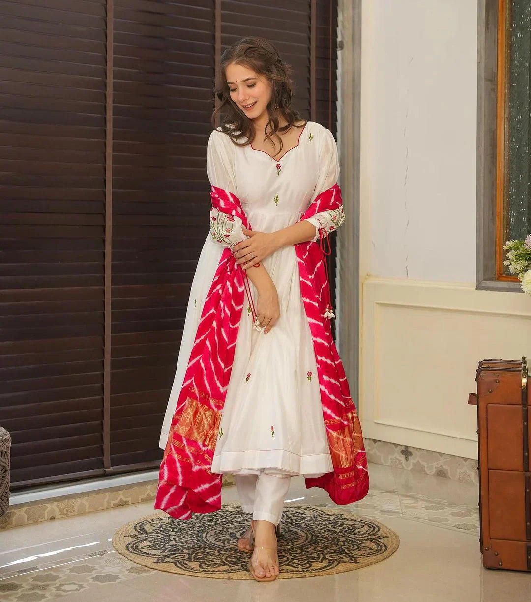 2 Combo Suit Set With Dupatta