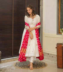 2 Combo Suit Set With Dupatta