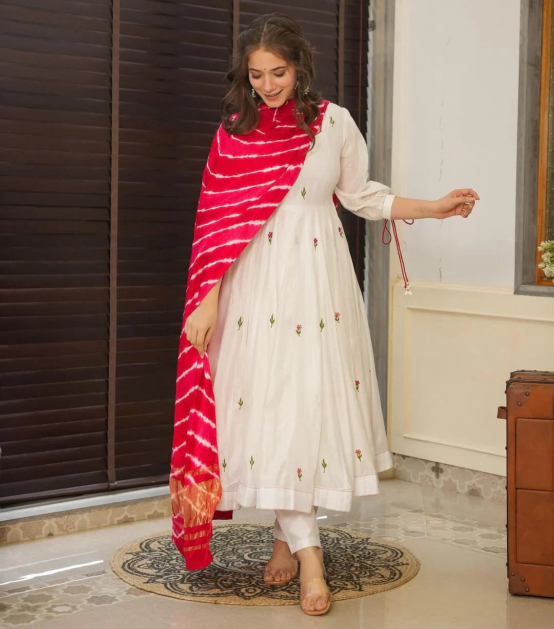 2 Combo Suit Set With Dupatta