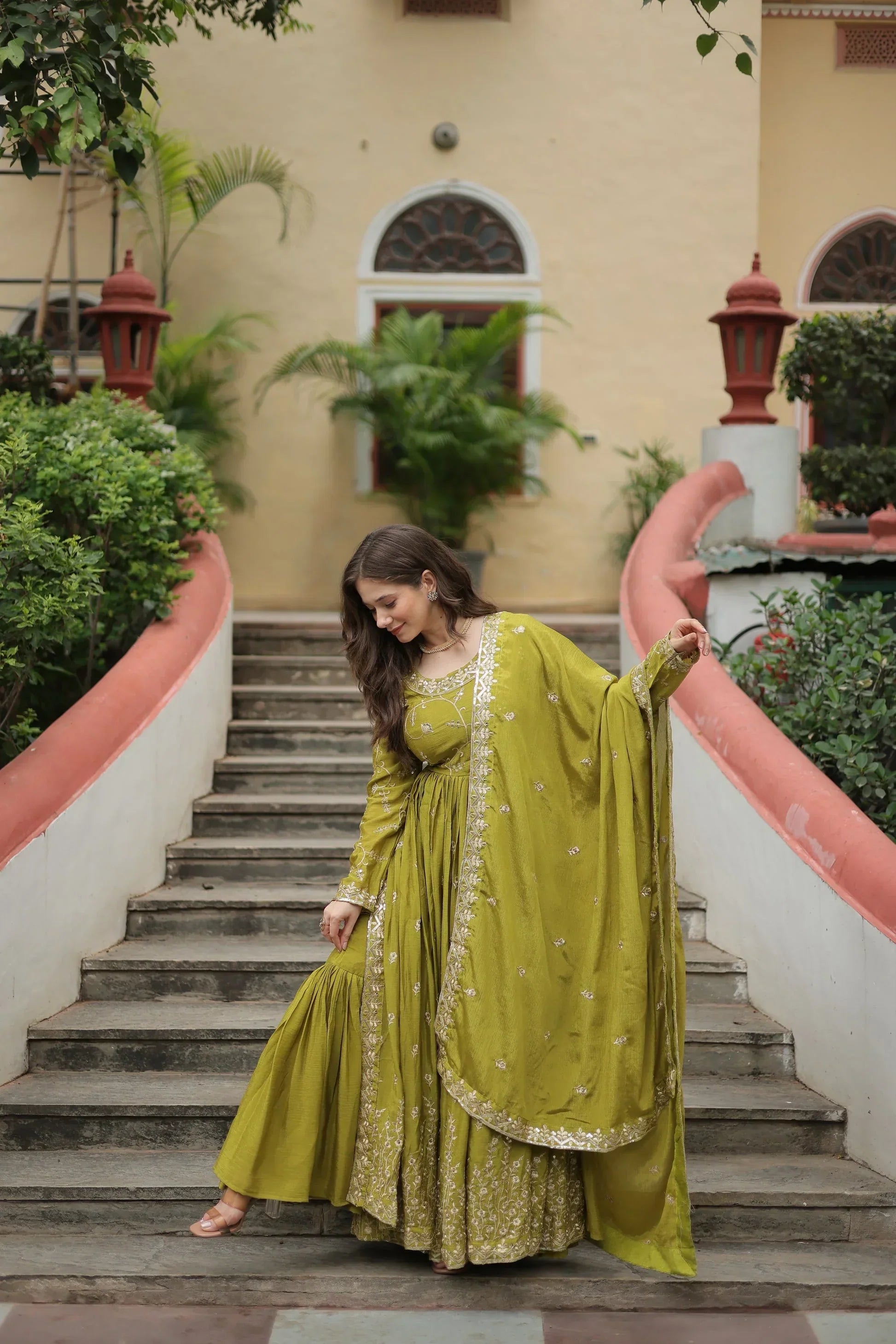 2 Combo Suit Set With Dupatta