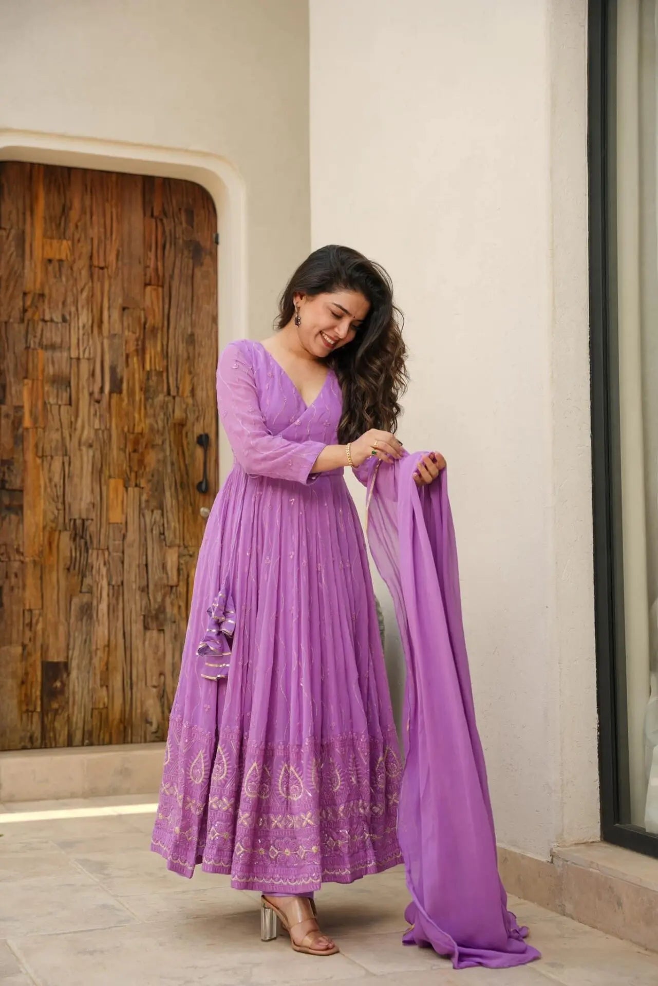 2 Combo Suit Set With Dupatta