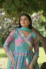 2 Combo Suit Set With Dupatta