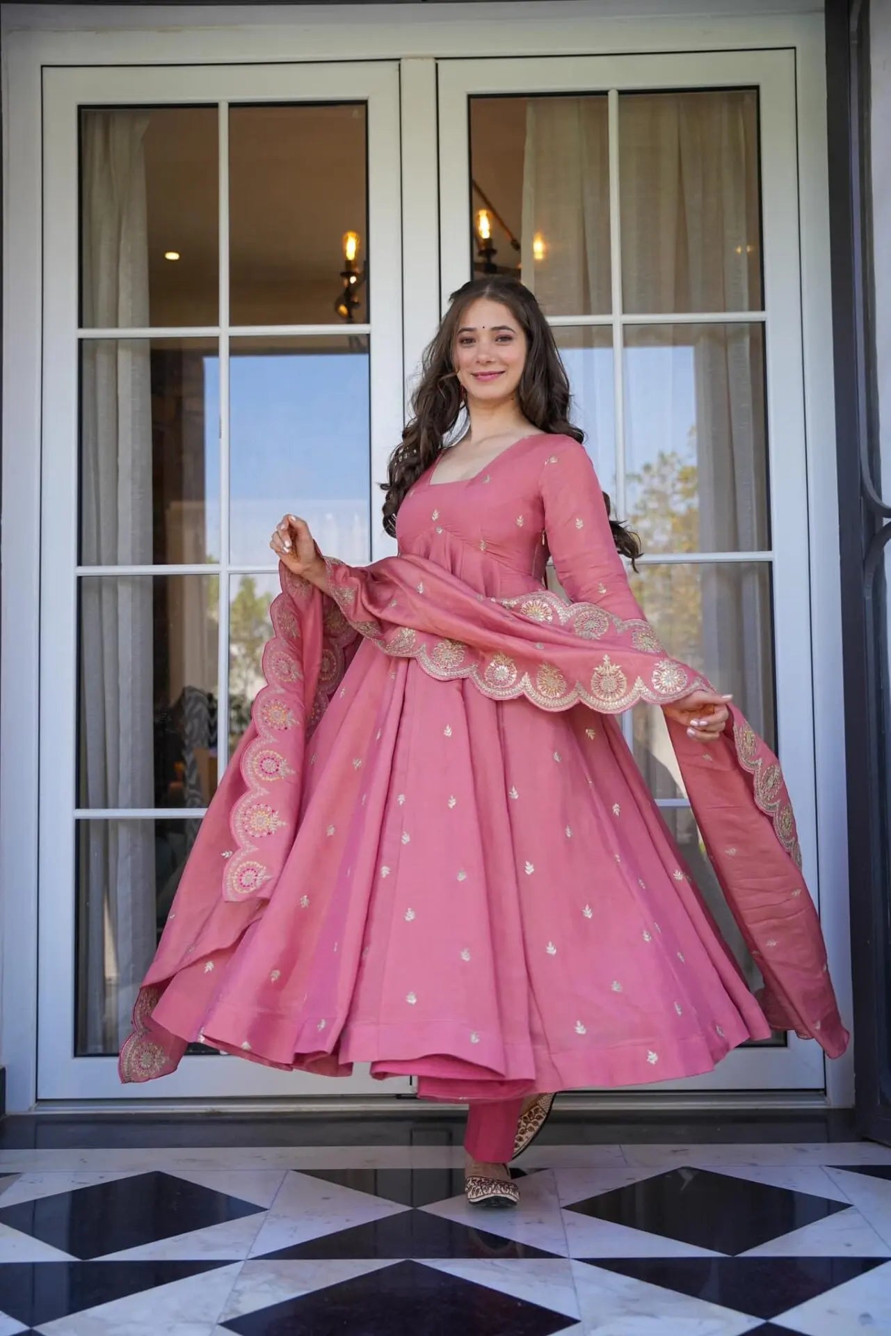 2 Combo Suit Set With Dupatta