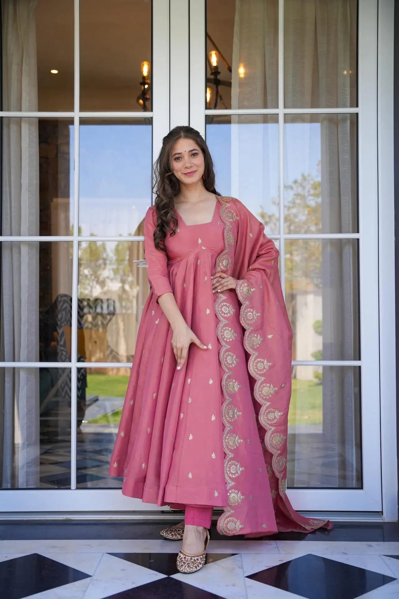 2 Combo Suit Set With Dupatta