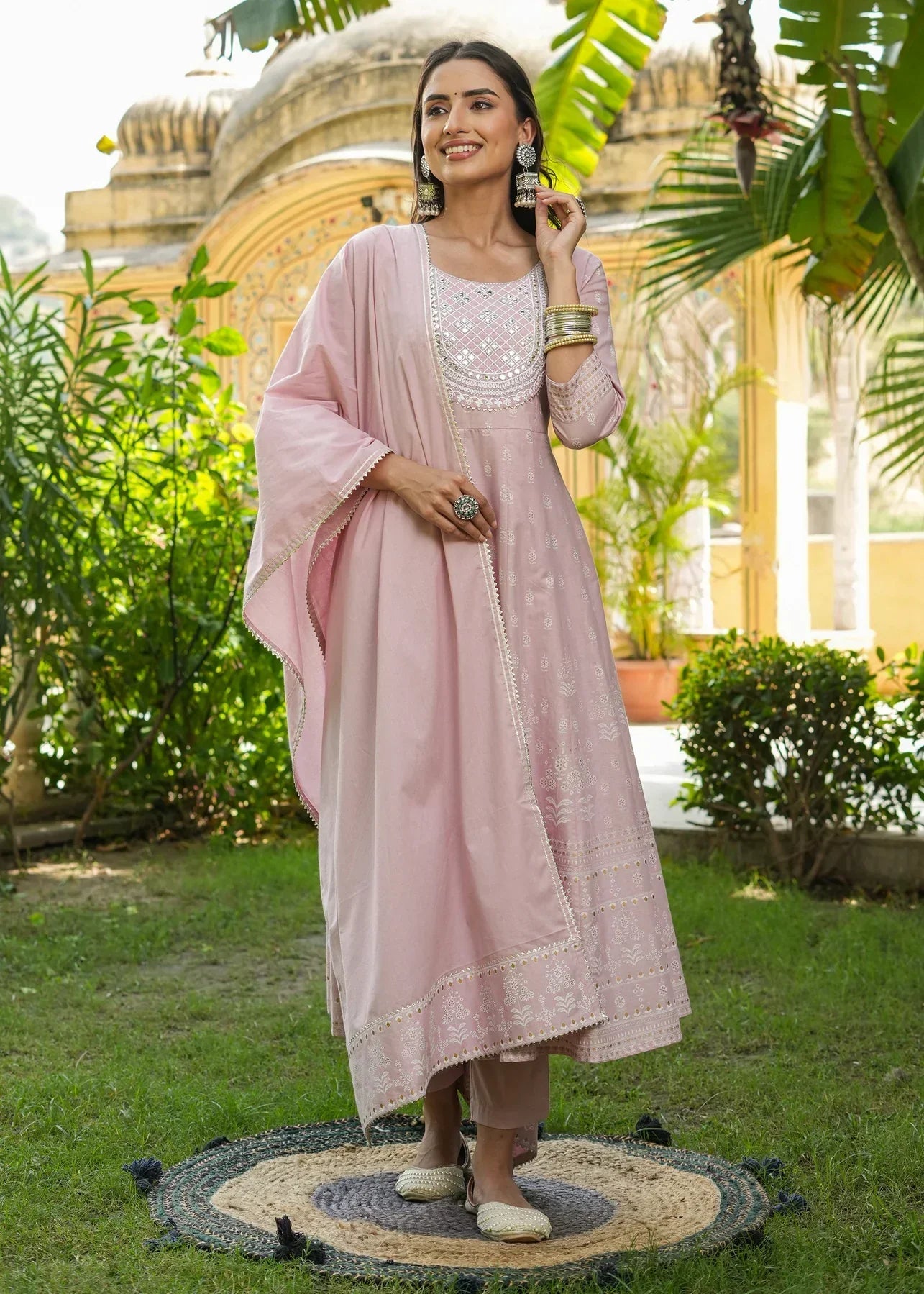 2 Combo Suit Set With Dupatta