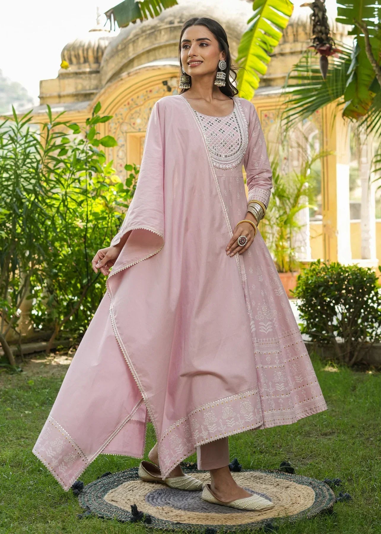 2 Combo Suit Set With Dupatta