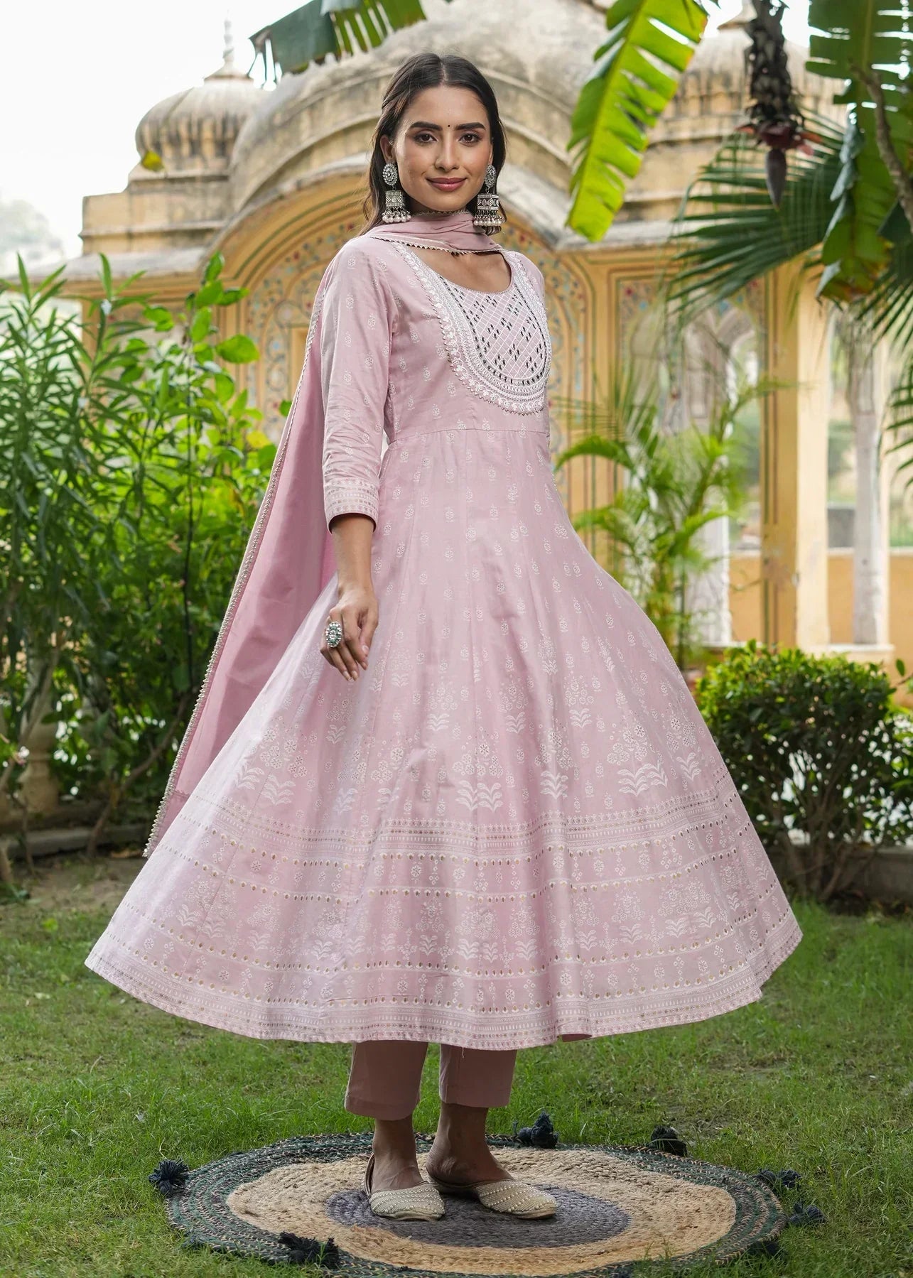 2 Combo Suit Set With Dupatta