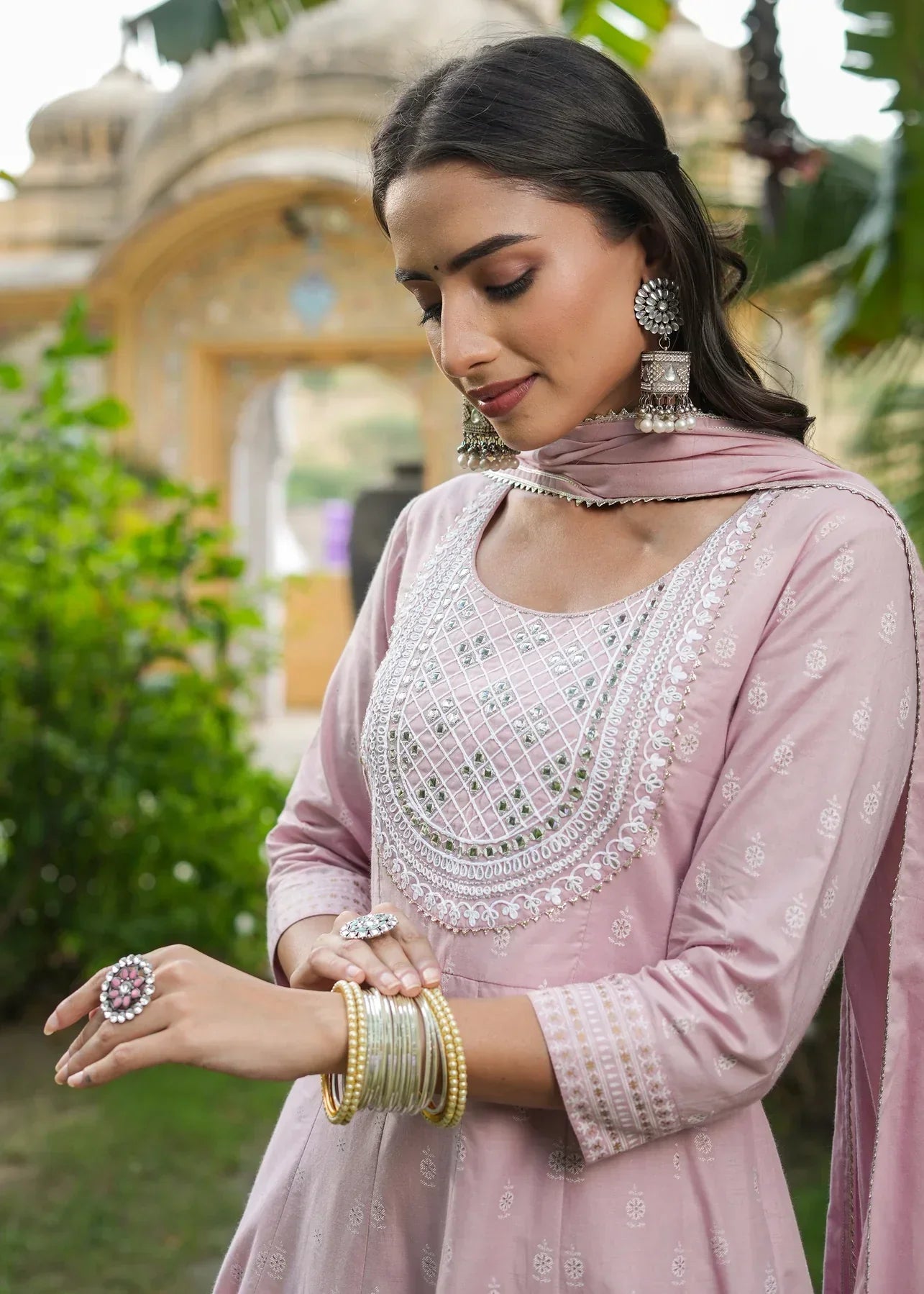 2 Combo Suit Set With Dupatta