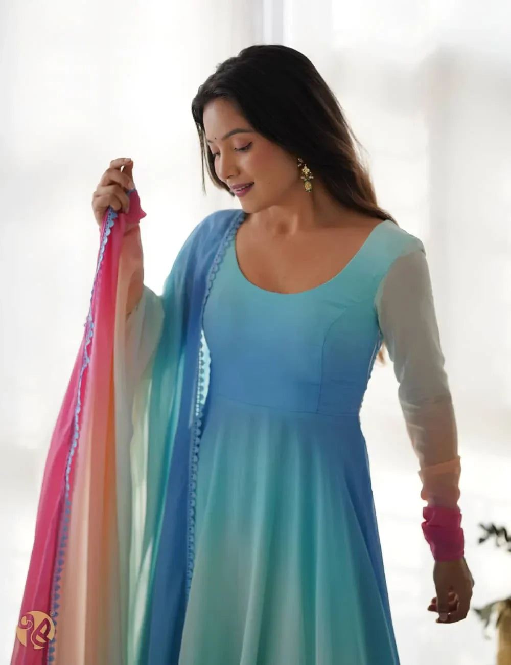 2 Combo Suit Set With Dupatta