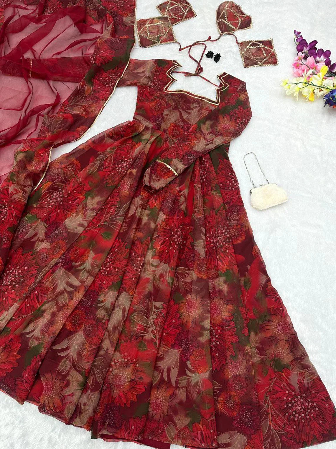 2 Designer Dress Combo Pair Set