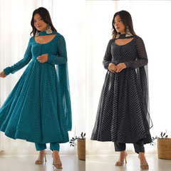 2 Combo Suit Set With Dupatta