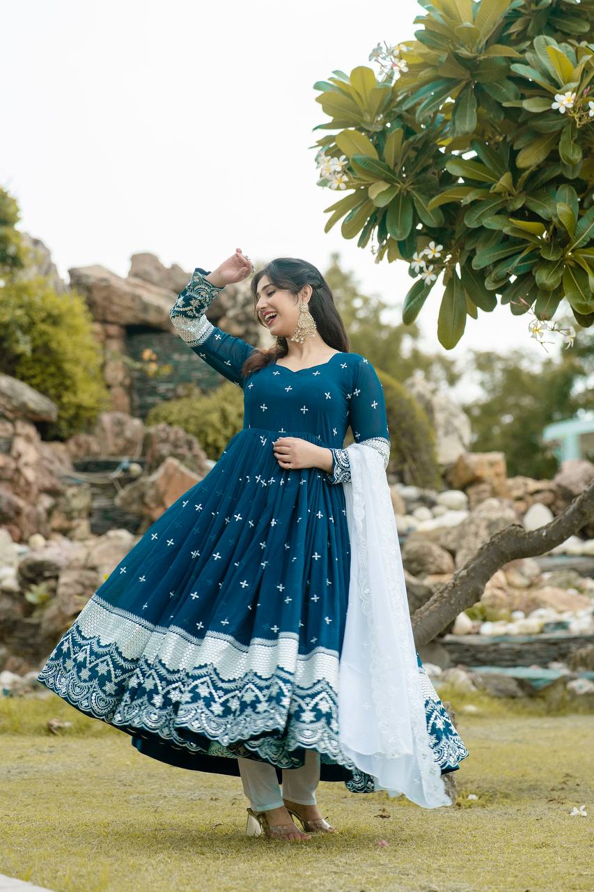 2 Combo Suit Set With Dupatta