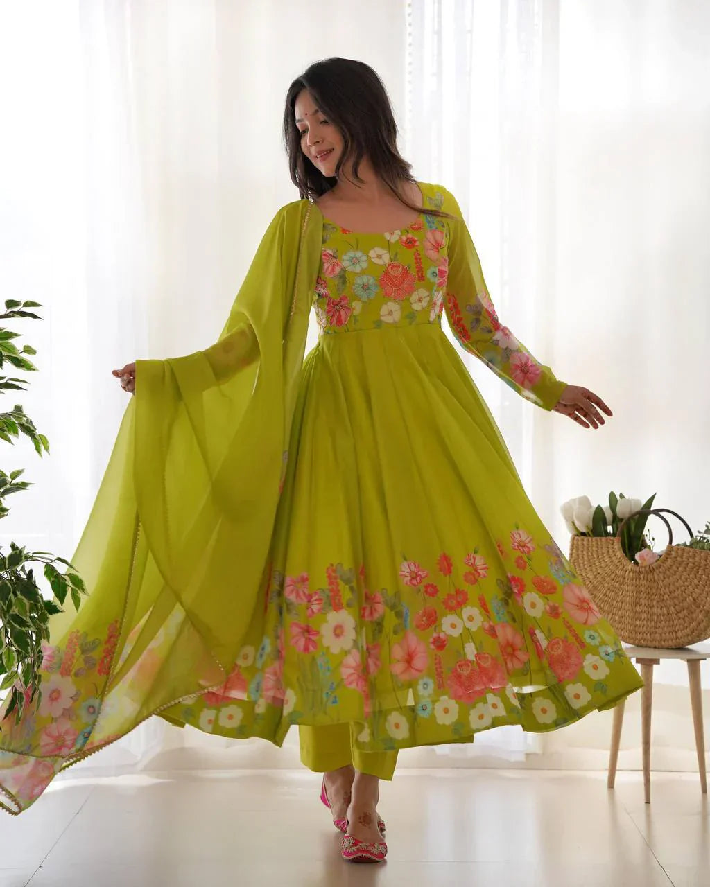 2 Combo Suit Set With Dupatta