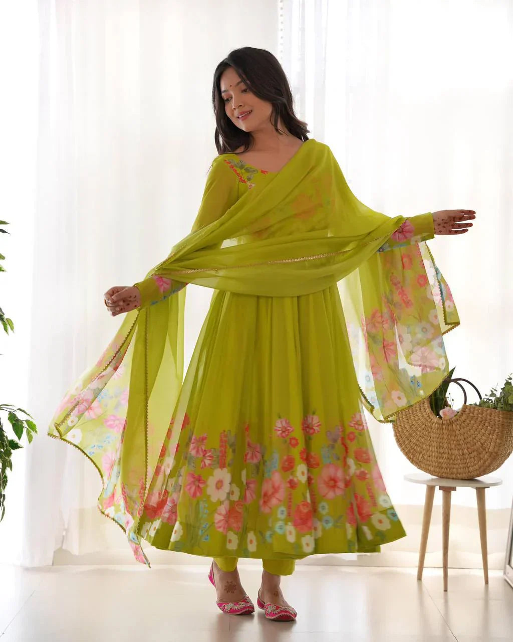 2 Combo Suit Set With Dupatta