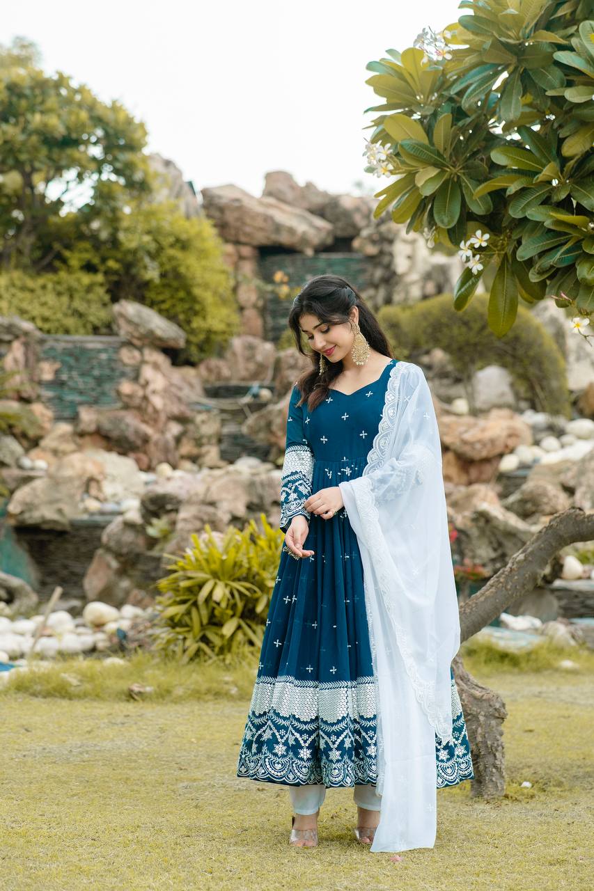 2 Combo Suit Set With Dupatta