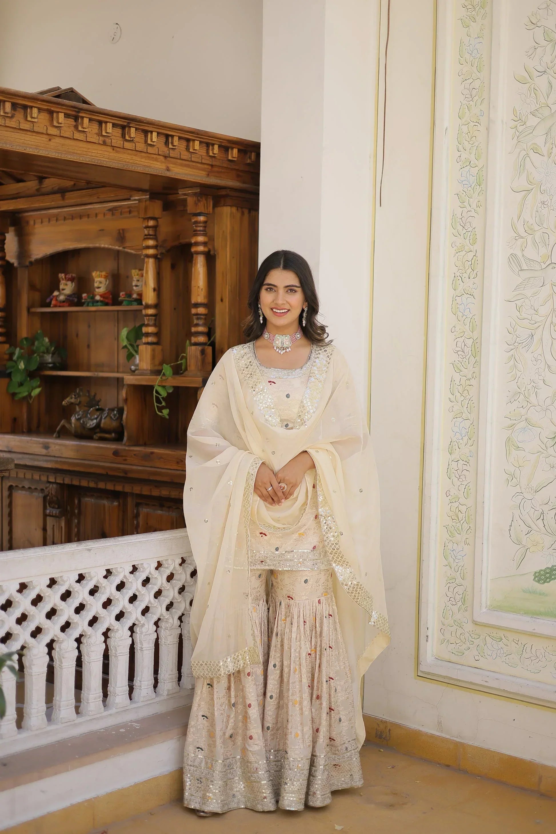 2 Combo Suit Set With Dupatta