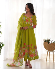 2 Combo Suit Set With Dupatta