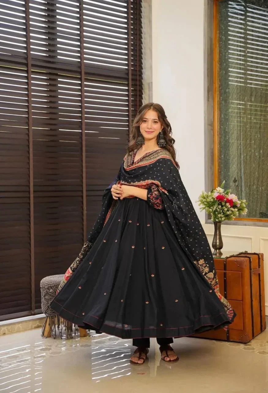 2 Combo Suit Set With Dupatta